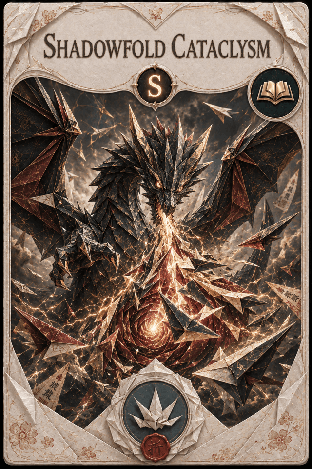 Shadowfold Cataclysm büyü kartı