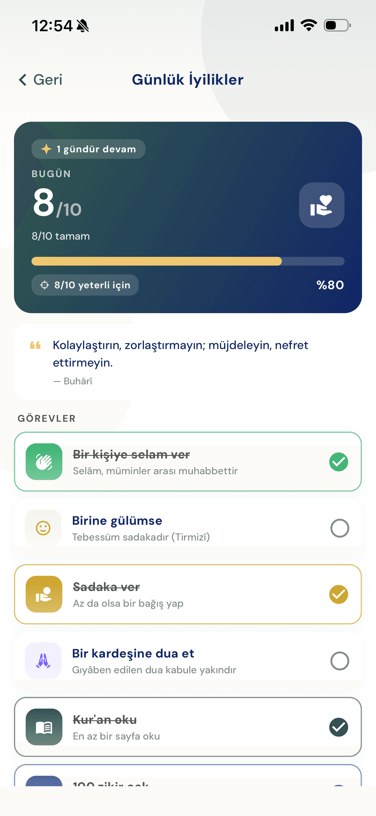 Inspraytion İyilik serisi ekranı